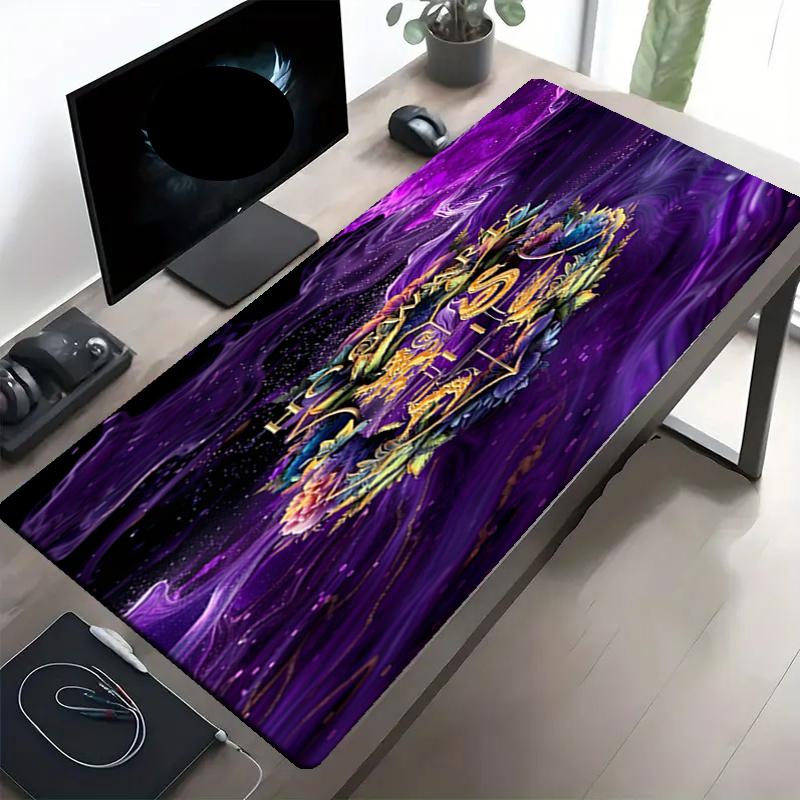 Fantasy Film Print Mouse Pad, Anti‑Slip Desktop Keyboard Mat, for PC Laptop Gaming Working Daily Use, Cool Festival Surprise Gift