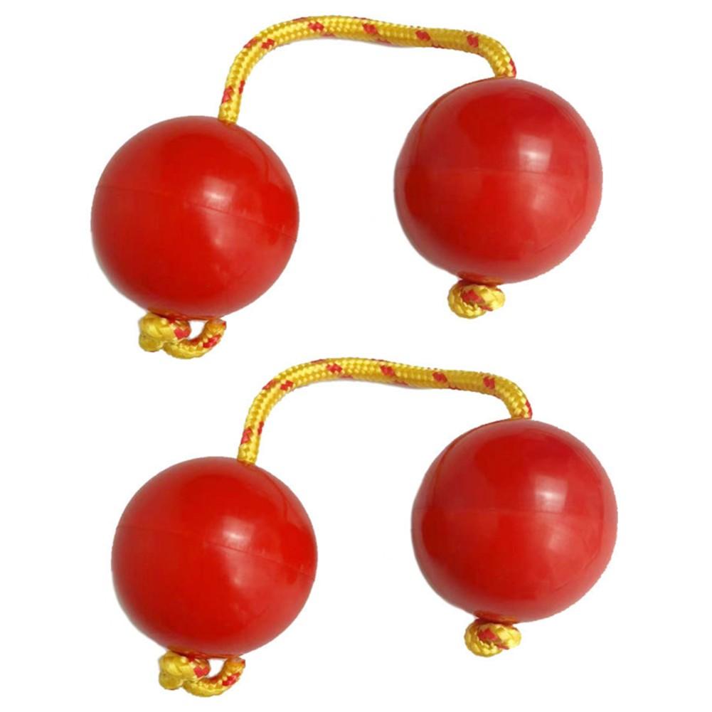 1Pair Asalato African Shakers Rattle Rhythm Percussion Fingertip Ball Instrument