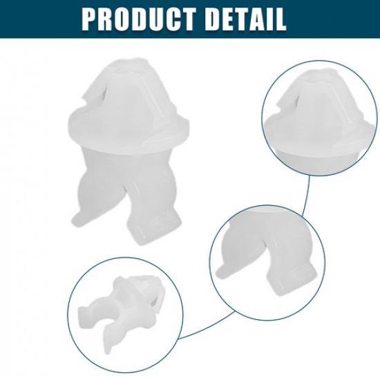 Hood Prop Rod Clip Retainer TWO  for Honda Prelude 1992-2001 White