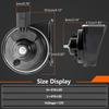 Dual Snail Horn 12V 110-125DB Waterproof High Low For VW CC Golf Jetta Polo Caddy Passat Touran Tiguan Touareg Sharan 5ND951221