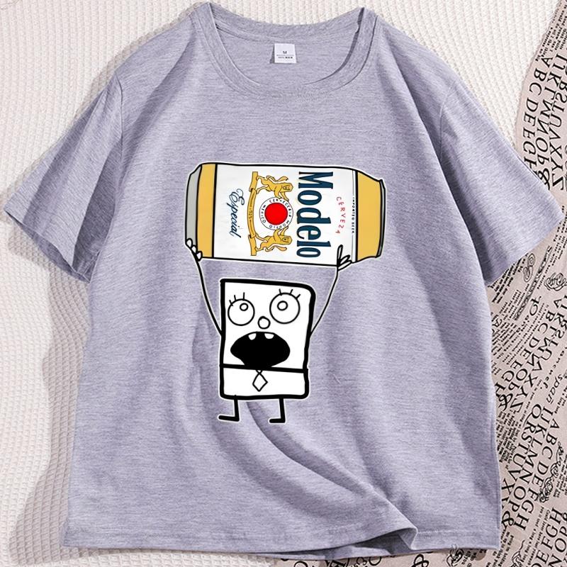 Funny Drinking Beer T Shirt Casual Cotton Short Sleeve Men and Women Tshirt Summer Father Dad Beer Graphic Tees