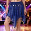 Comfortable Lightweight Polyester Belly Dance Skirt with Sequins for Extended Wear During Practice and Performances