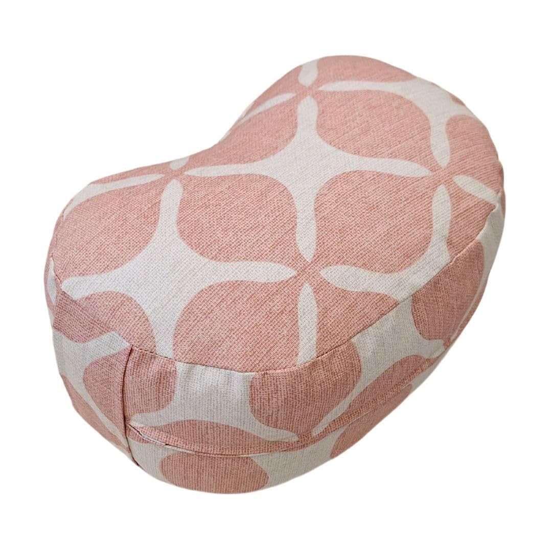 Mindfulness Days Seiza Cushion, Seiza Chair Pillow, Cotton, Made in Japan, 28 x 17 x 12 cm (Grand Carol Pink)