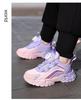 Bobodou Girls' Winter Cotton Shoes - Velvet-Lined Waterproof Running Sneakers