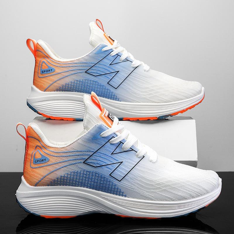 Men's shoes summer mesh breathable hollow soft sole non-slip lightweight versatile fashion sports shoes jogging casual shoes