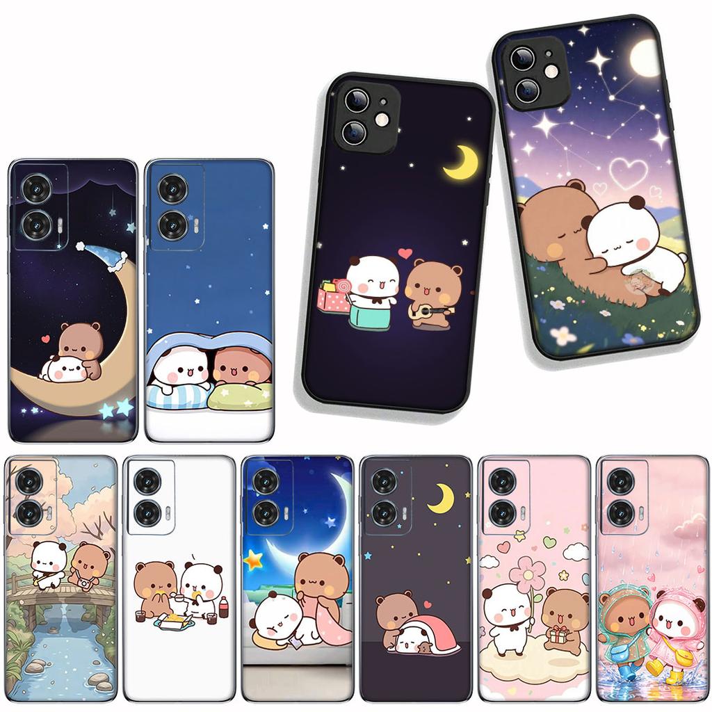 for Apple iPhone 17 16 15 11 Pro XS Max XR 6 7 8 Plus + SE 2020 5 16E Phone Cover Case Bubus Panda Bear Dudus