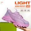 Work Boots Women Steel Toe Indestructible Safety Shoes Puncture-Proof Non Slip Soft Upper All-Season Casual Hiking Footwear