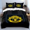 Set Biancheria da Letto Manchester United Set Copripiumino Copripiumino Federe  (1 * Copripiumino 2 * Federe, senza piumino)