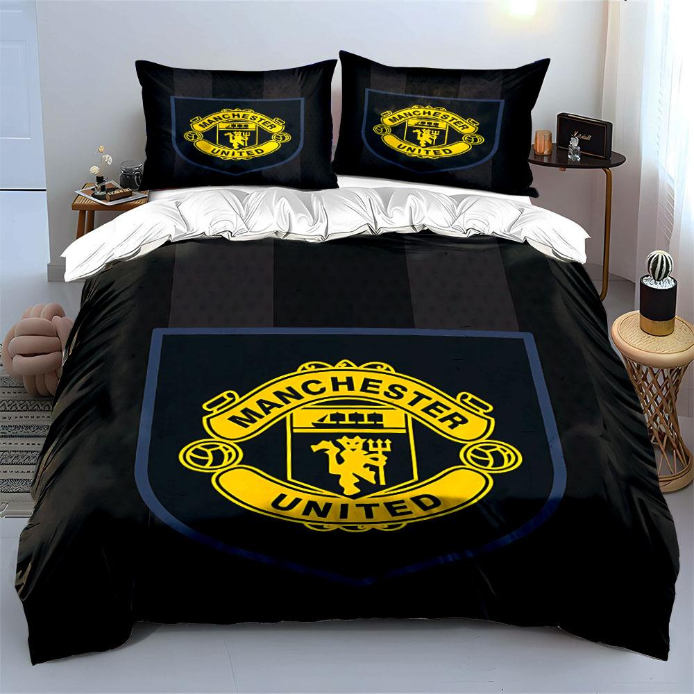 Set Biancheria da Letto Manchester United Set Copripiumino Copripiumino Federe (1 * Copripiumino 2 * Federe, senza piumino)