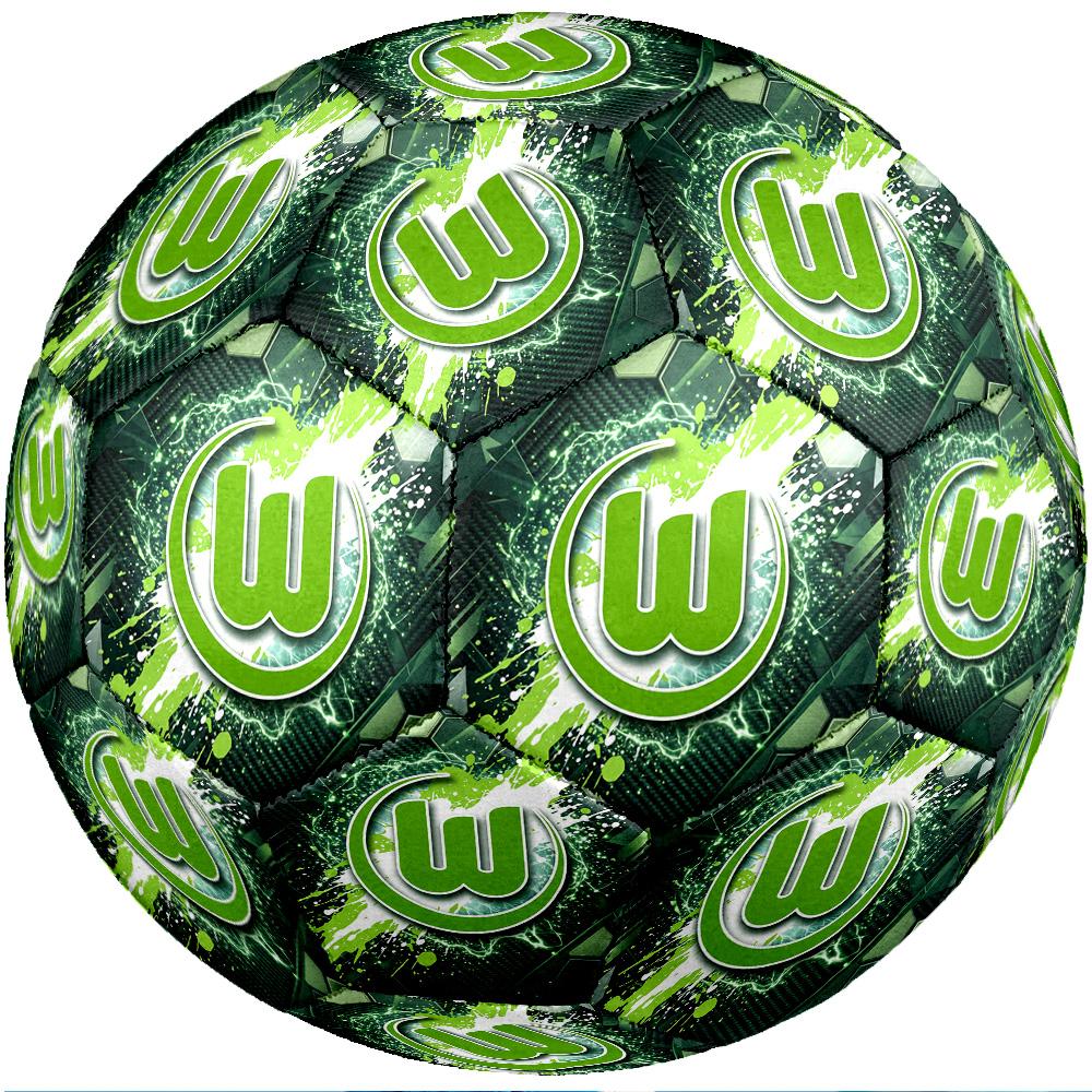 VfL Wolfsburg FC Size 5 Standard Football Durable Training Match Soccer Ball for Adult Outdoor Sports