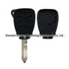 Chrysler Car Key Shell: Large Button, Straight Key