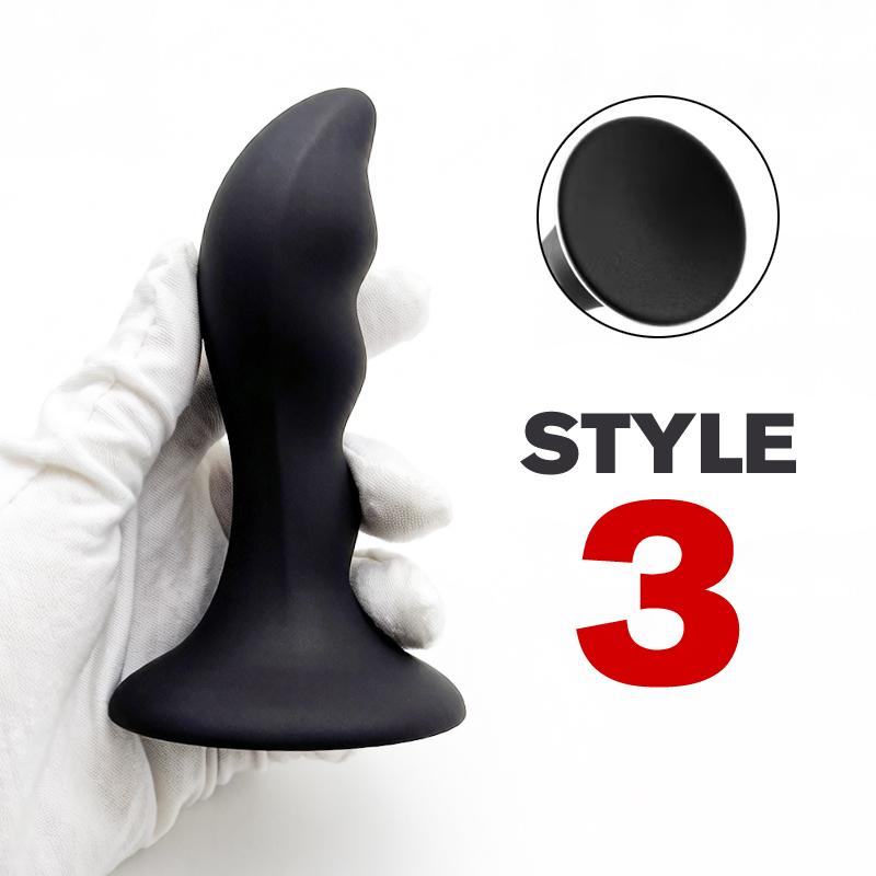 Silicone Base of Suction Cup Anal Plug Big Butt Plug Anal Sex Toys Pleasure Anal Stimulation Beads Adult Erotic Sex Toy