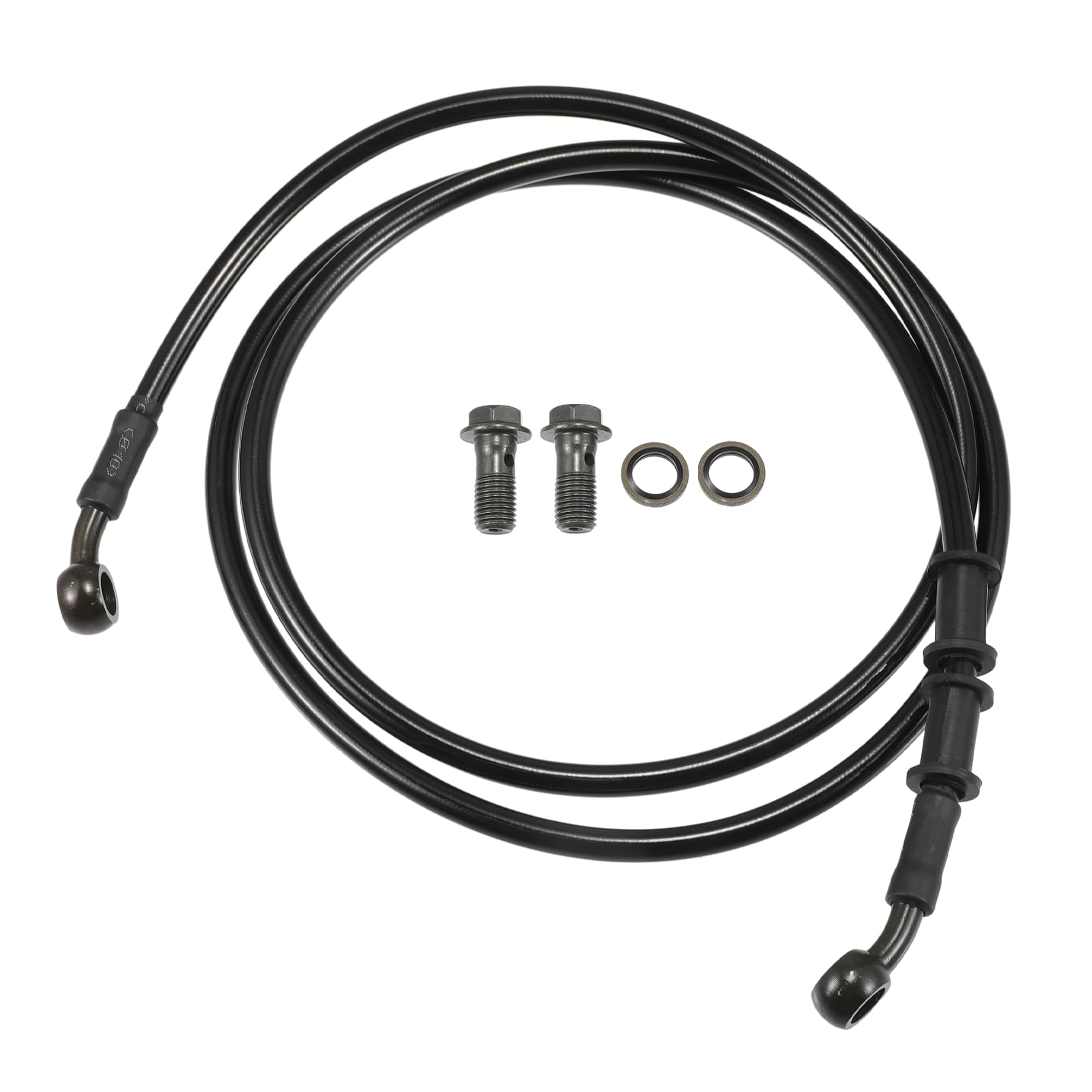 Motoforti Brake Hose Clutch Hose Oil Hose for Motorcycle ATV 150cm чёрный