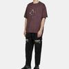 Evisu Letter Print Zipper Fly Loose Straight Casual Pants Men pants Black 2EAGNM3PP5146LFNY