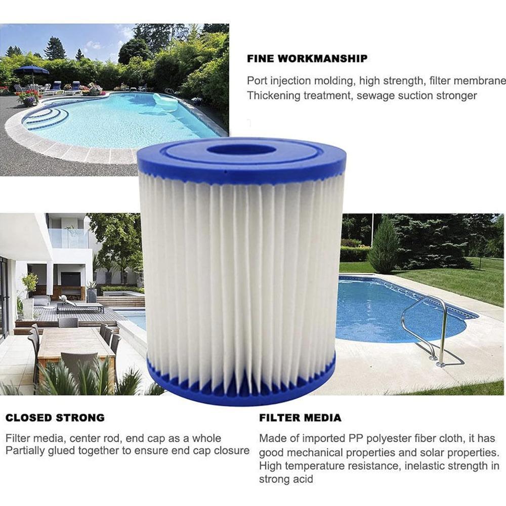 Swimming Pool Filter For Bestway/Intex Type Swimming Pool Replacement Filter Pump Accessories Circulating Clean Filter Cartridge