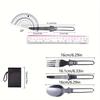 Pardarsey Camping cookware set is suitable for1-2Compact pots and cookware sets, fork and spoon sets are suitable for backpacking, hiking, picnics,