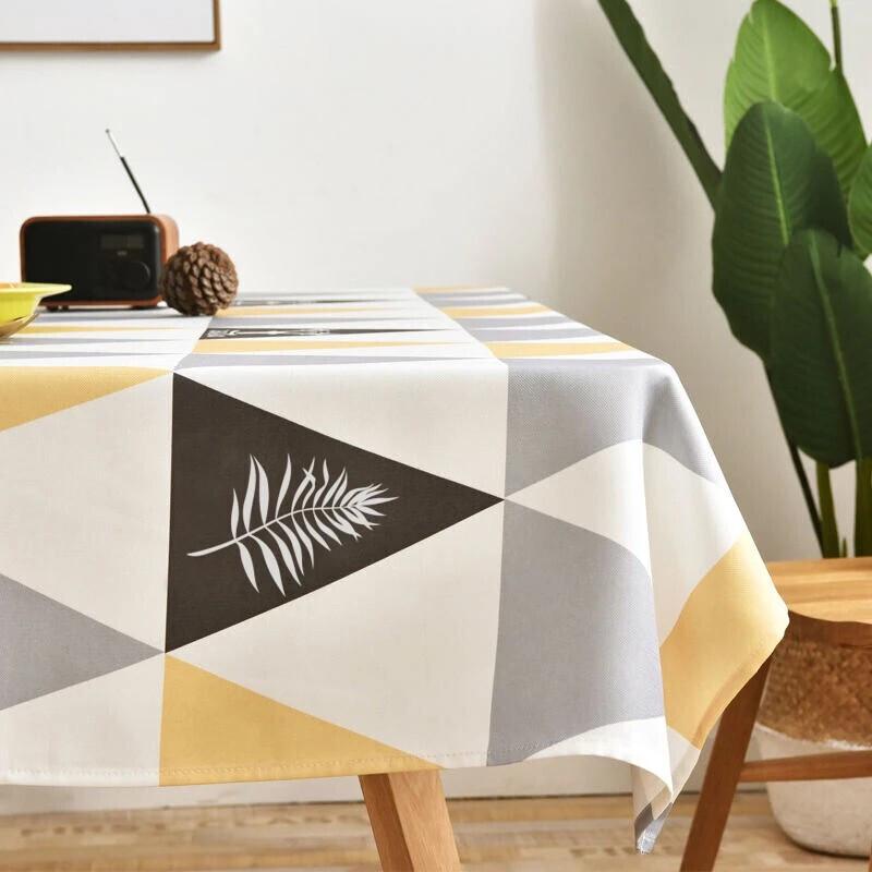 Nordic Triangle PVC Waterproof Oil-Proof Tablecloth