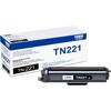 1 Opakowanie czarnego tonera TN221, Kompatybilny zamiennik tonera Brother TN221 TN-221 do drukarek HL-3140CW 3150CDN 3170CDW 3180CDW oraz urządzeń wielofunkcyjnych MFC-9130CW 9140CDN