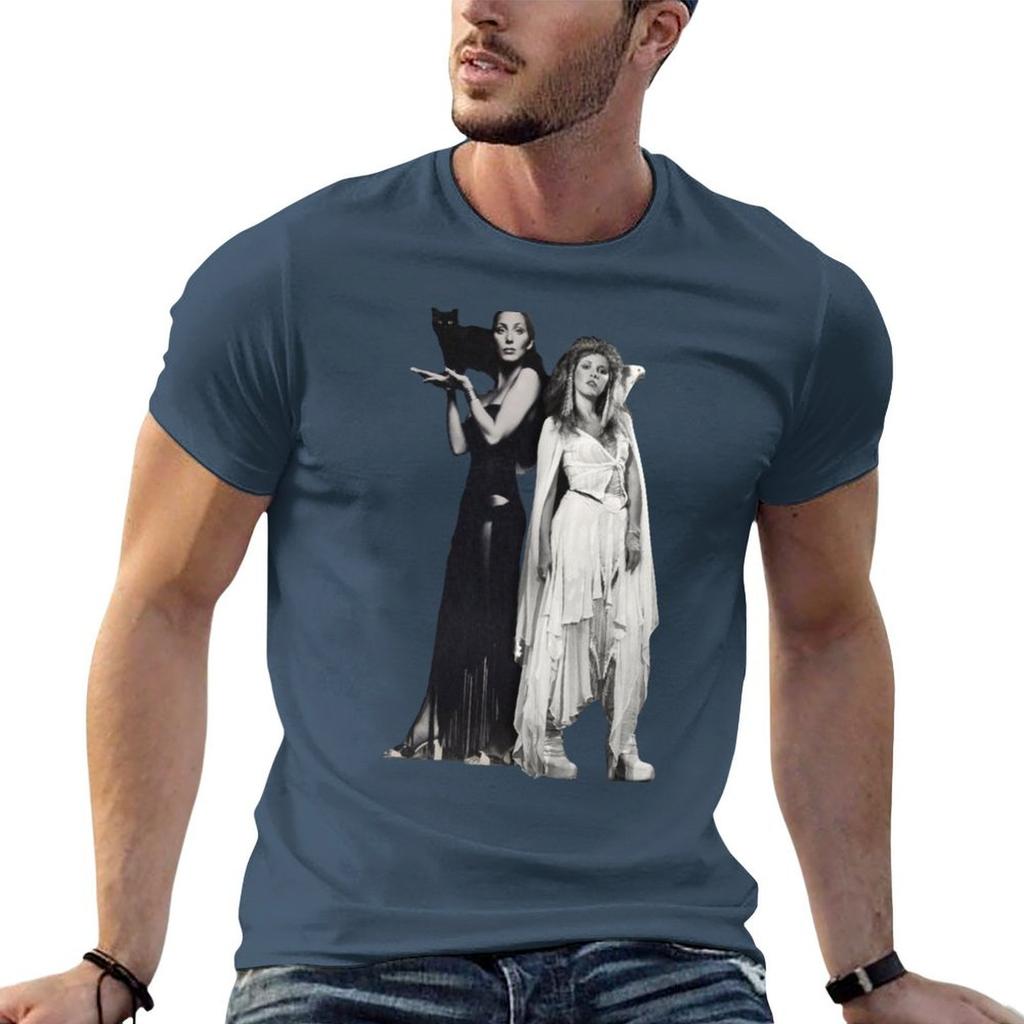 Cher And Stevie Nicks Witchy Unisex Variant Tshirt Art Pattern Printed Casual Top