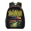 Blood Incantation Absolute Elsewhere Student Backpack School Bag Hiking Travel Daypack for Boys Girls Bookbag Shoulder Bags