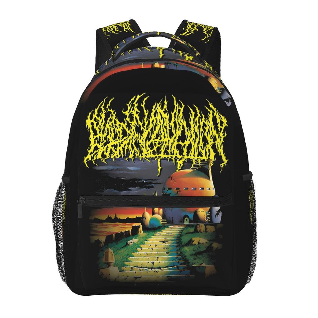 Blood Incantation Absolute Elsewhere Student Backpack School Bag Hiking Travel Daypack for Boys Girls Bookbag Shoulder Bags