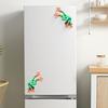 Magnetic 3D Printed Frog Toy Movable Joints Frog Fridge Magnet Articulated Animal Figurine Home Office Computer Monitor Decoration