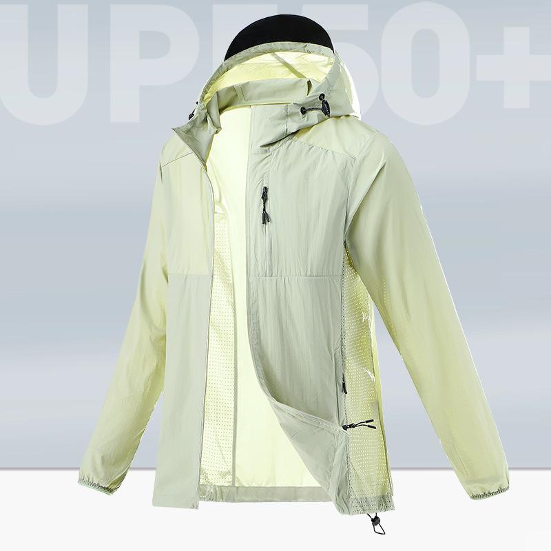 

Унисекс Легкая, Дышащая Солнцезащитная Куртка 2025: Летний ледяной шелк с защитой от УФ-лучей XXL