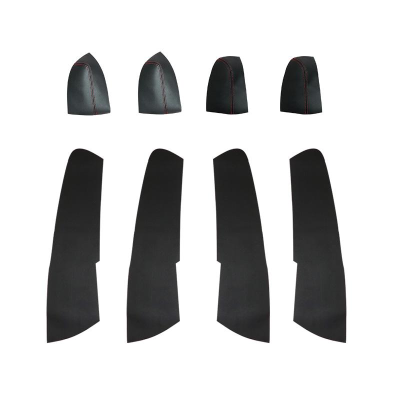 Soft Leather Door Armrest Cover For Subaru Forester 2008 2009 2010 2011 2012 Car-styling Door Armrest Panel Cover Skin