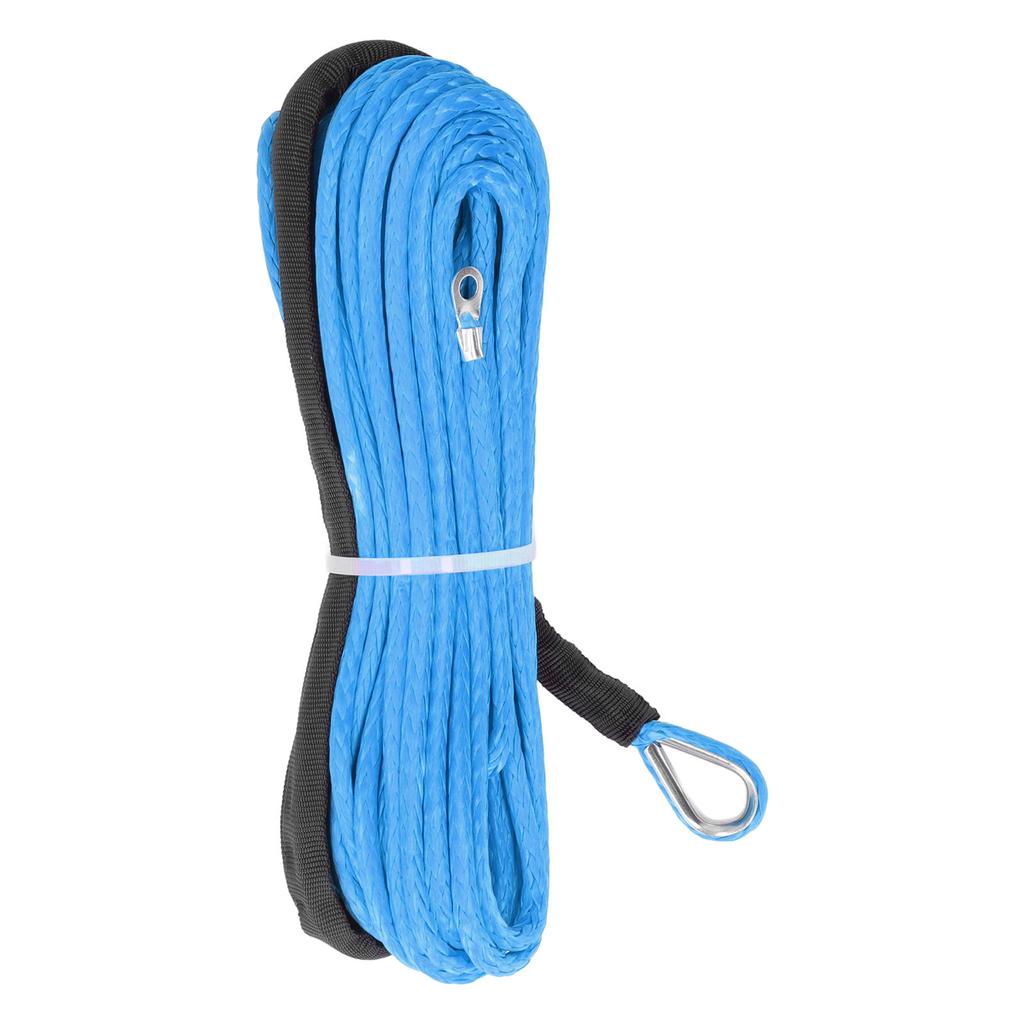 Windenseil 4,8mmx15m Synthetische Faser 5500lbs Bruchlast Wasserdicht für ATV UTV Anhänger