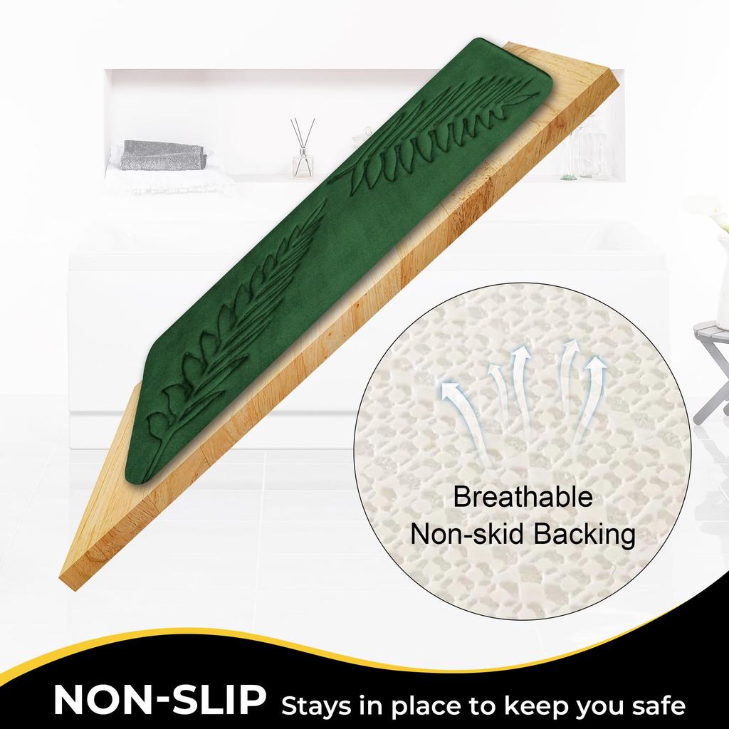 Non Slip Bath Mat Soft Black Memory Foam Bath Mat Water Absorbent Washable Rugs for for Bathroom Bedroom Bath Mat Dark Dlue