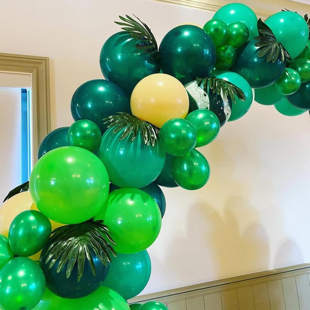 Set di 50 palloncini verdi da 12 pollici, adatto per matrimoni, compleanni, feste a tema, feste pre-matrimoniali, riunioni di famiglia