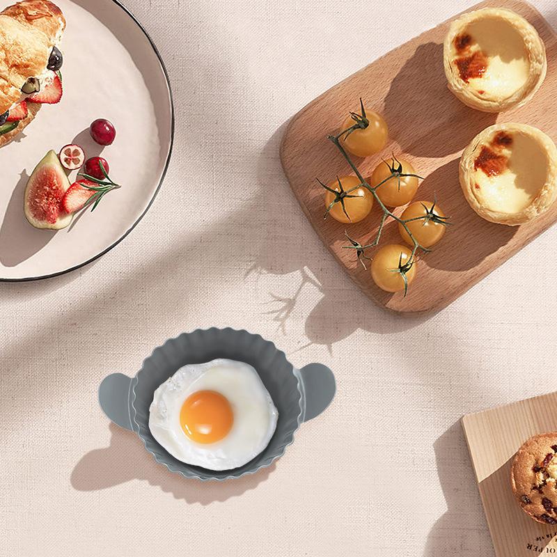 1/3/4 Pieces Reusable Air Fryer Silicone Baking Egg Cups For Eggs, Cakes, Meatballs, Non-Stick Kitchen Baking Tools