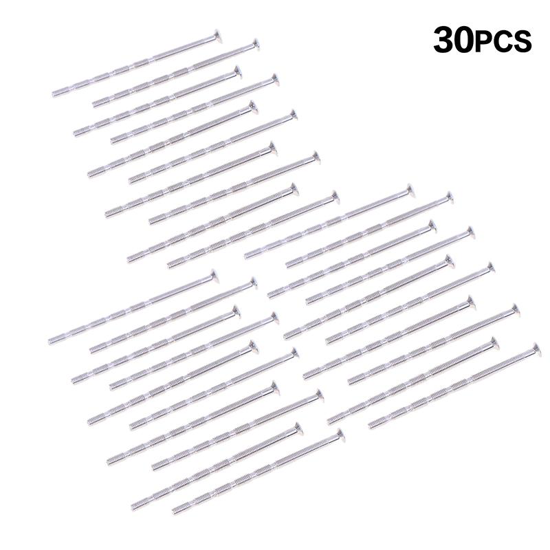 10/20/30 Stück Türgriffschrauben Set Türgriffschraube Durchgangsbefestigungen Für Türgriffknöpfe Türschloss Metallschrauben Beschläge