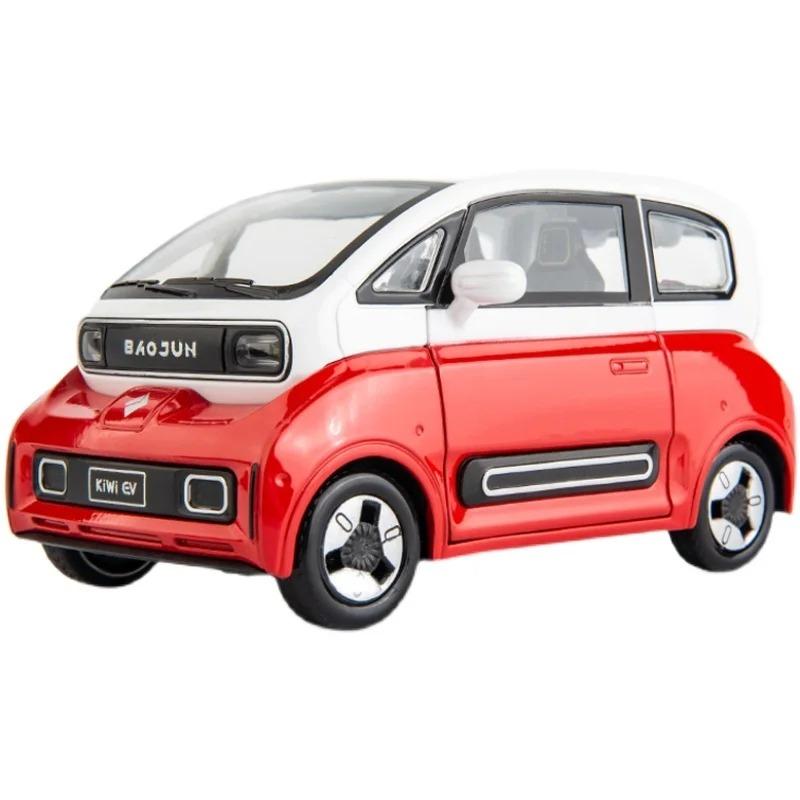 1/24 Wuling BAOJUN KIWI EV Legierung Druckguss & Spielzeugfahrzeuge Metall Spielzeugauto Modell Sound und Licht Rückzieher Sammlung Kinderspielzeug