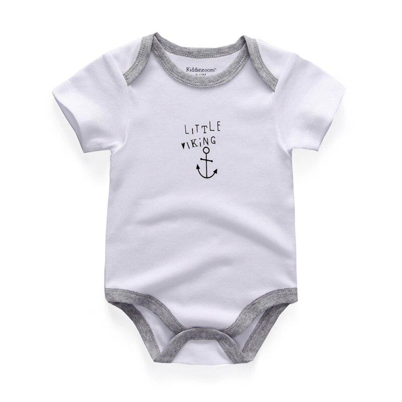 5 PCS/lots Newborn Baby Bodysuits Short Sleevele Baby Clothes O-Neck Baby Jumpsuits