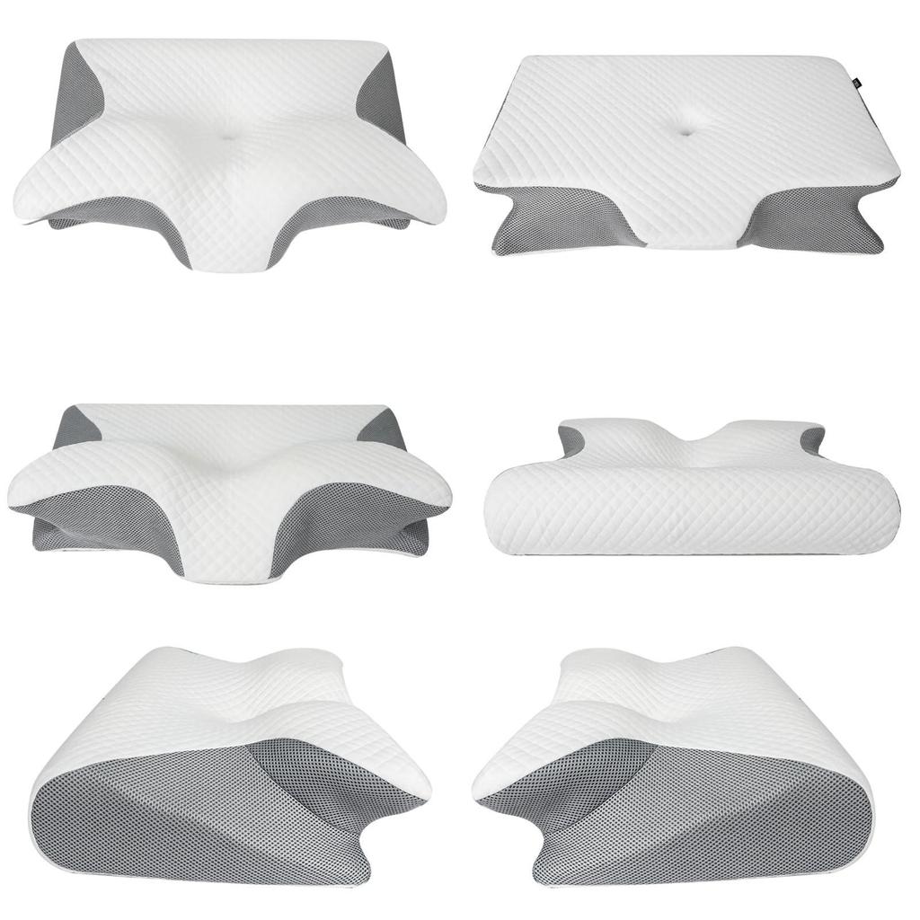 Memory Foam Cervical Pillow - Ergonomic Neck Support, Slow Rebound Butterfly Design