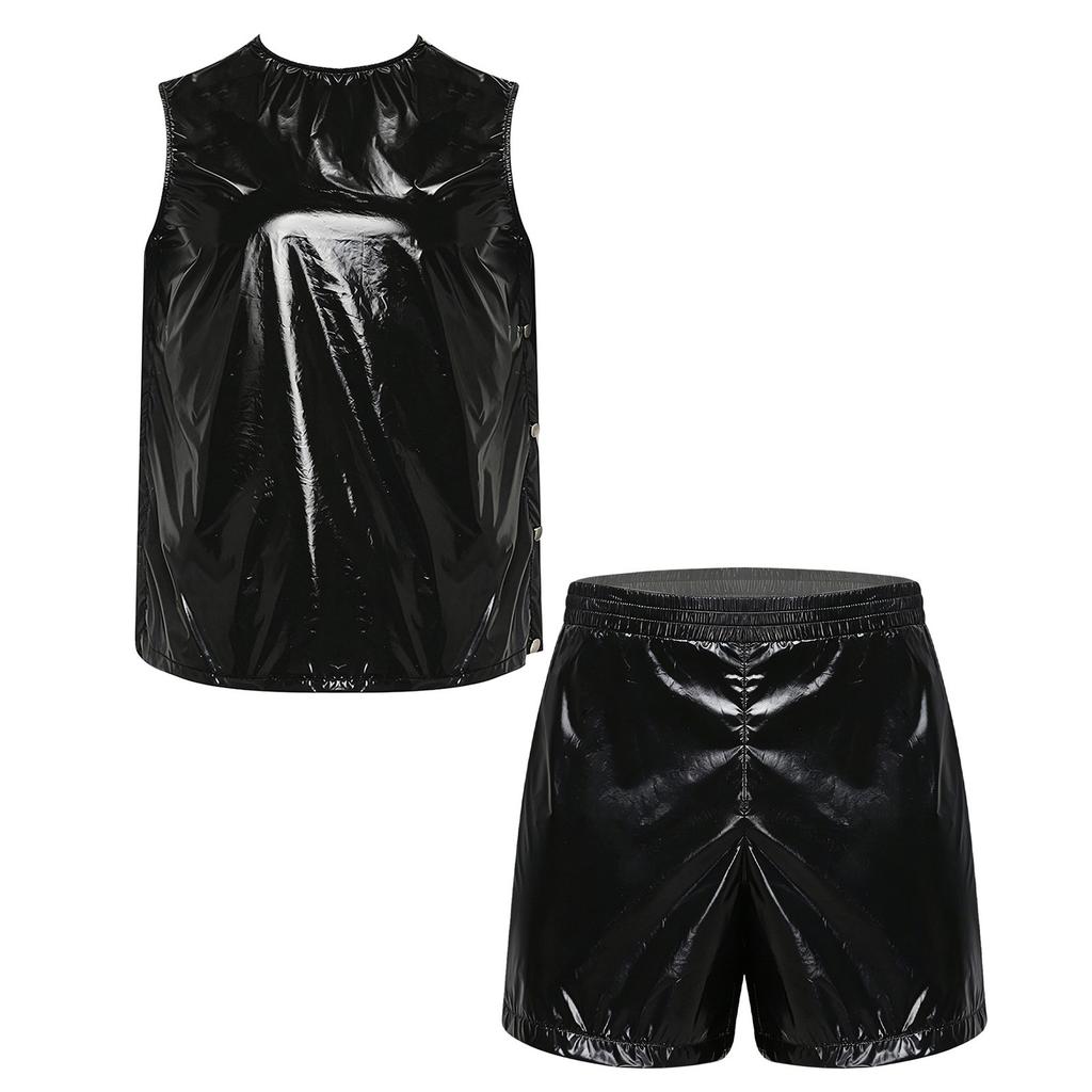 Traje de Sudoración Impermeable para Hombre S-3XL Top sin Mangas y Boxer con Cierre Lateral Ropa Deportiva Adaptativa para el Cuidado de Personas con Discapacidad