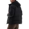 Anta Comfortable Casual Hooded Simple Zipper Down Jacket Men Outerwear Basic-Black 952447905-3
