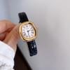 New Compact Bathtub Oval Luxury Niche Women's Watch Small Dial High Quality Leather Women's Watch Birthday Gift