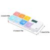 Smart Reminder Weekly Pill Organizer Alarm Timer Pill Dispenser Electronic Pill Organizer Electronic Timing Smart Pill Organizer