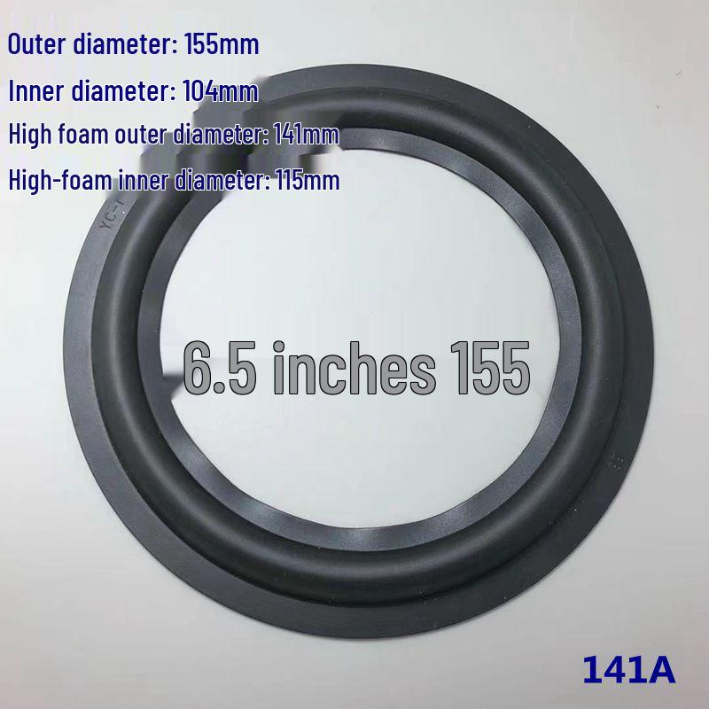 Rubber Edge Speaker Repair Rings - 1.5 To 12 Inch Range