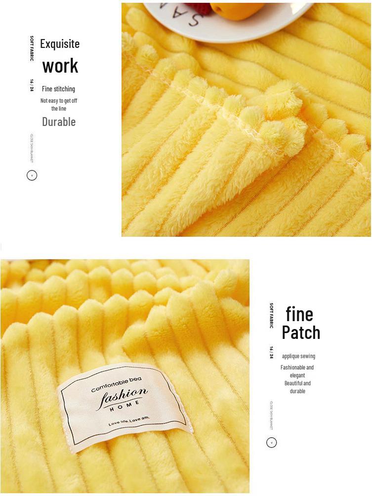 Magic Flannel Coral Fleece Blanket: Thick, Warm, and Versatile Gift