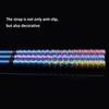 4.6ft Grip Winding Strap Trendy Pattern Lengthened Elastic Flexible Sweat Absorption Anti-skid Multicolor Gradient Color Fishing Pole Wrap