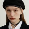 LOVE ME MONSTER Heart Charm Classic Wool Beret