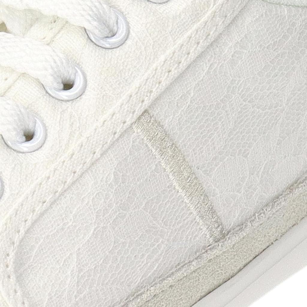 Admiral INOMER F AD607 Size (Inomer Flower) Sneakers, Unisex, White/White, 28.0cm