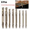 High Speed Steel Drill Bits Portable 8pcs High Quality Bench Drill
