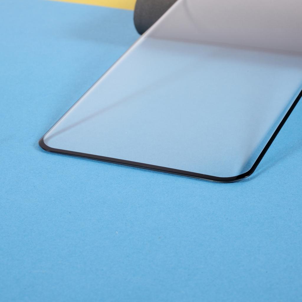 Full Screen Coverage Silk Printing Tempered Glass Film Screen Protector Support Fingerprint Unlock for OnePlus 9 Pro/10 Pro [Full Glue]