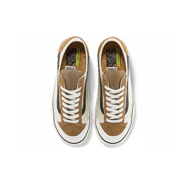 Vans Style 136 Decon Vr3 Sf Canvas Leather Low-Top Skate Shoes Unisex Sneakers Brown VN0A4BX9TBN