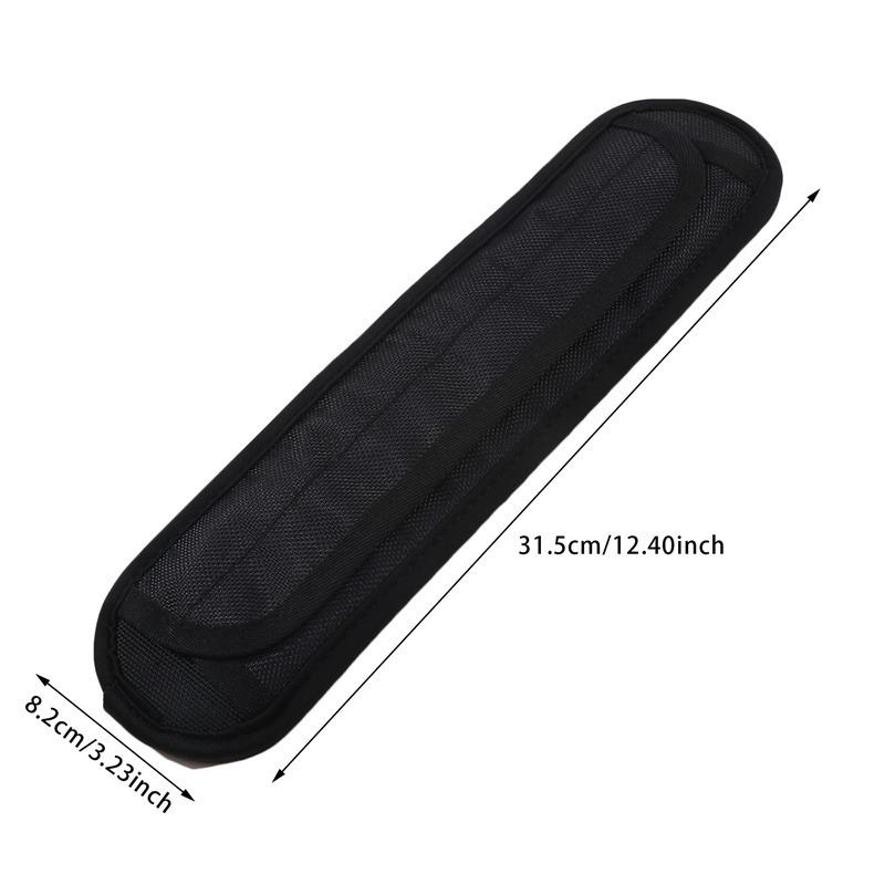 1/2Pcs Wider Weight Reducing Schoolbag Shoulder Strap Black Weight Reducing Shoulder Pad Dual Backpack Stress Reducing