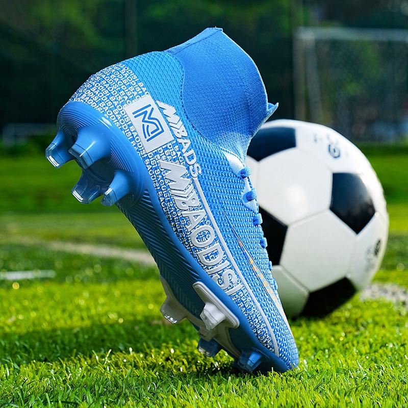 Fußballschuhe Mittlere Hilfe Unisex TF Gebrochene Nägel FG Lange Nägel Schüler Jugend Fußball Trainingsschuhe Große Größe